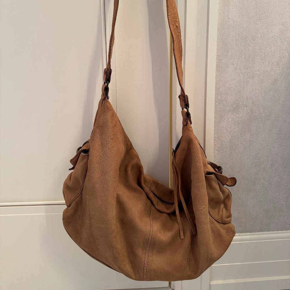 Abaco Paris Tan Leather Bag